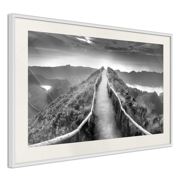 Poster - Horizon  - wit passepartout