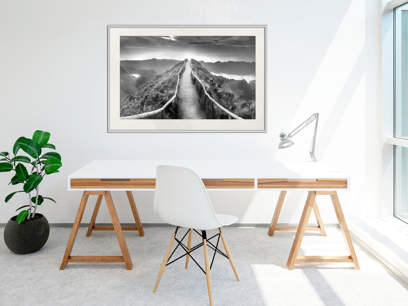 Poster - Horizon  - wit passepartout