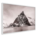 Poster - Stark Landscape  - wit