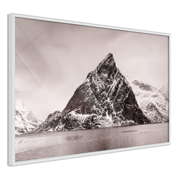 Poster - Stark Landscape  - wit