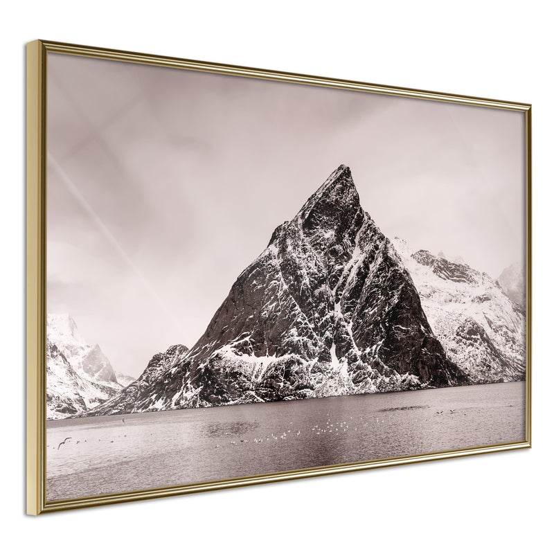 Poster - Stark Landscape  - goud