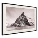 Poster - Stark Landscape  - zwart passepartout