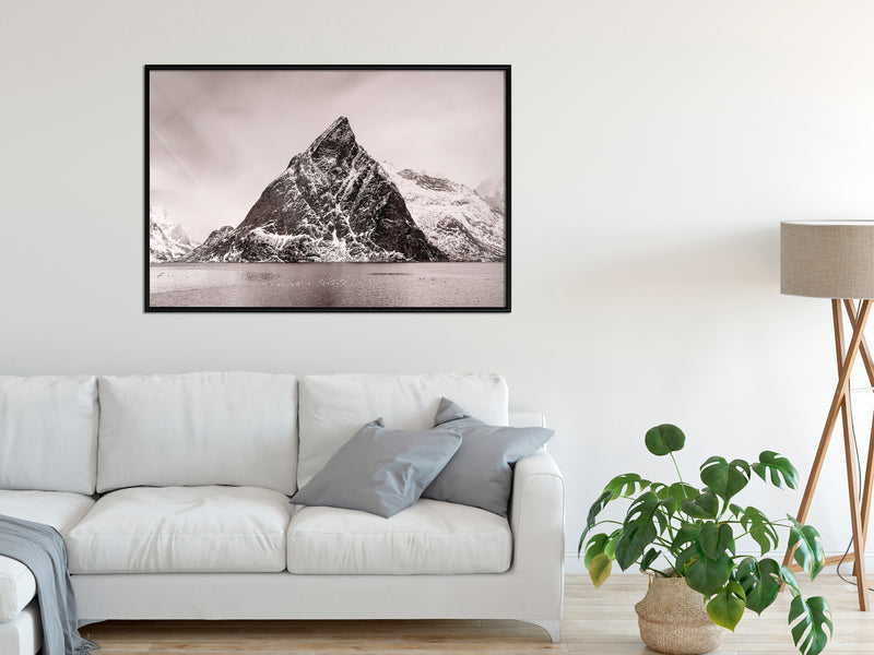 Poster - Stark Landscape  - zwart