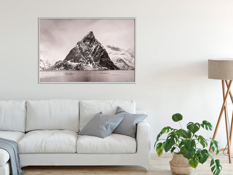 Poster - Stark Landscape  - wit