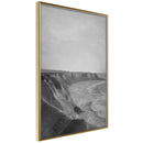 Poster - Sea Against the Land  - goud