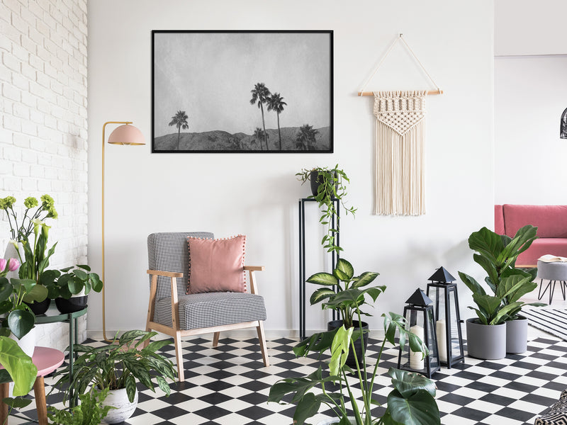 Poster - Sky of California  - zwart