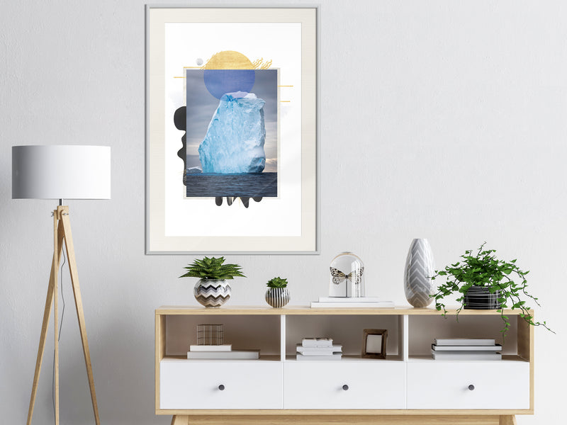 Poster - Tip of the Iceberg  - wit passepartout