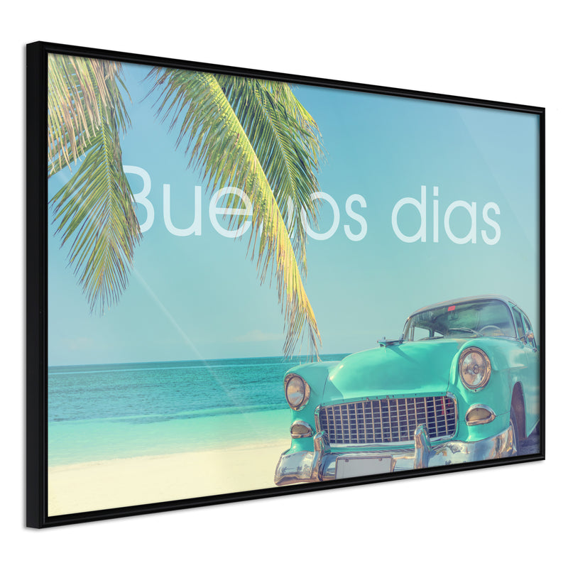 Poster - Welcome to Paradise  - zwart
