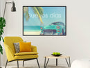 Poster - Welcome to Paradise  - zwart