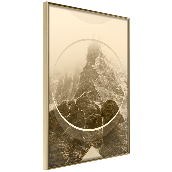 Poster - Unconquered Peak  - goud