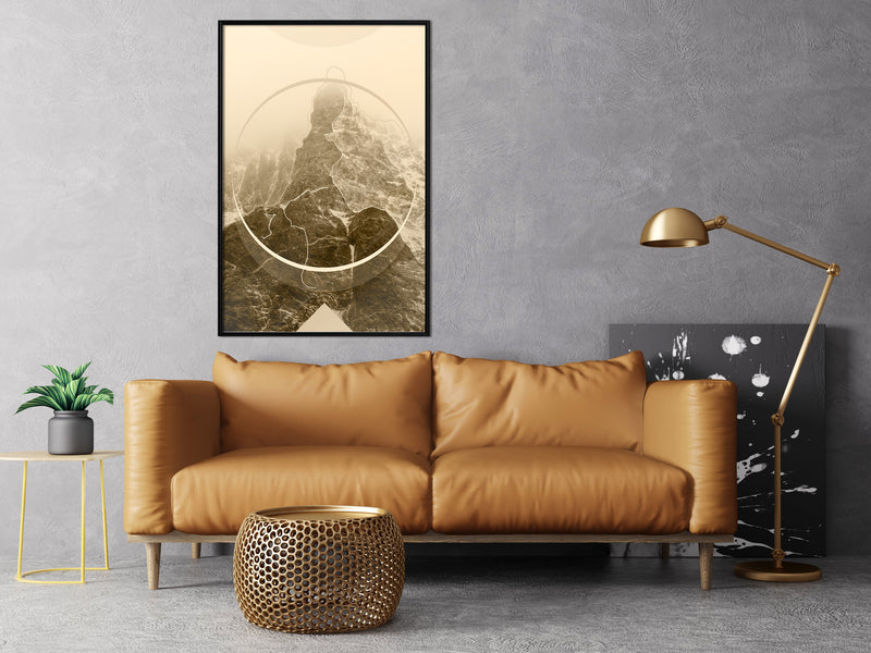 Poster - Unconquered Peak  - zwart