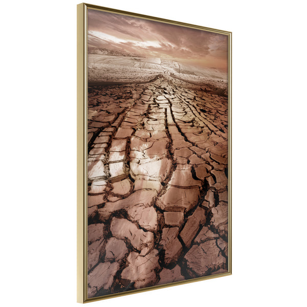 Poster - Prayer for Rain  - goud