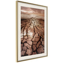 Poster - Prayer for Rain  - goud passepartout