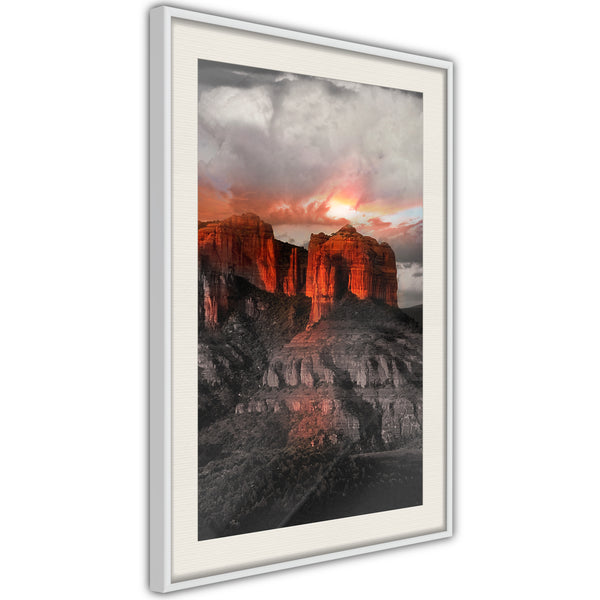 Poster - Power of Nature  - wit passepartout