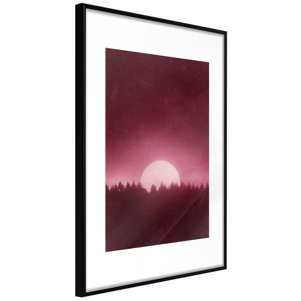 Poster - Moonrise  - zwart