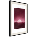 Poster - Moonrise  - zwart passepartout