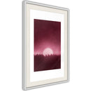Poster - Moonrise  - wit passepartout