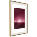 Poster - Moonrise  - goud passepartout