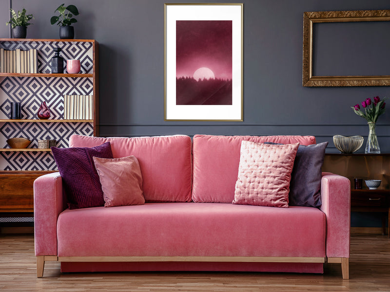 Poster - Moonrise  - goud