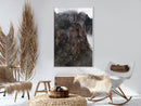 Poster - Mountain Ridge  - wit