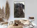 Poster - Mountain Ridge  - goud