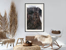 Poster - Mountain Ridge  - zwart passepartout