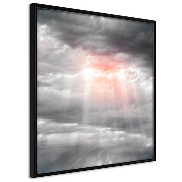 Poster - Sign from Heaven  - zwart