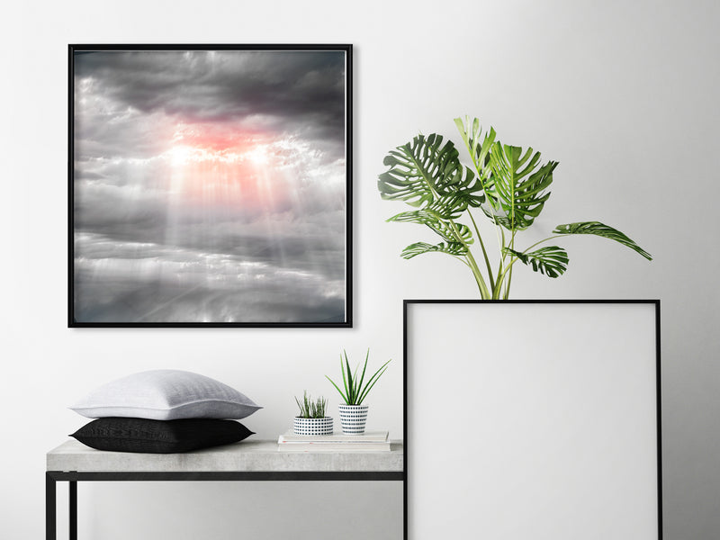 Poster - Sign from Heaven  - zwart