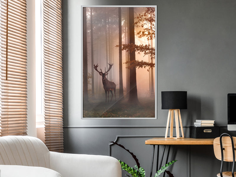 Poster - Forest Seclusion  - wit