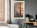 Poster - Forest Seclusion  - goud passepartout