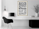 Poster - Frost Land  - goud passepartout