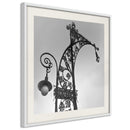 Poster - Charming Lantern  - wit passepartout
