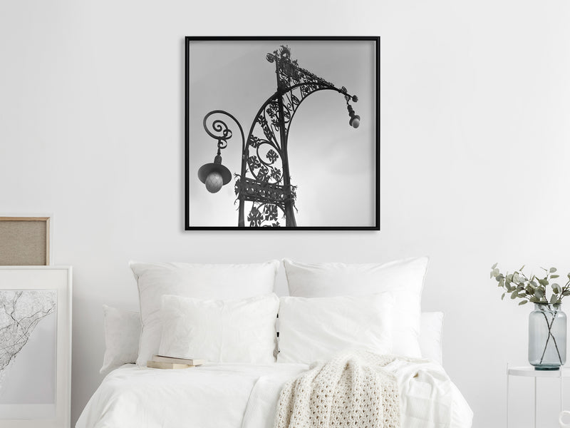 Poster - Charming Lantern  - zwart
