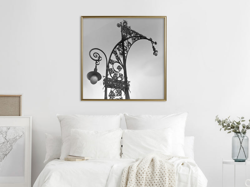 Poster - Charming Lantern  - goud