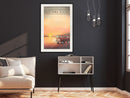 Poster - Old Bus  - zwart passepartout
