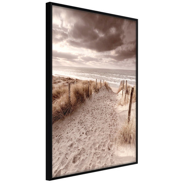 Poster - Sandy Path   - zwart
