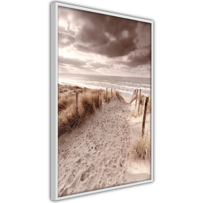 Poster - Sandy Path   - wit