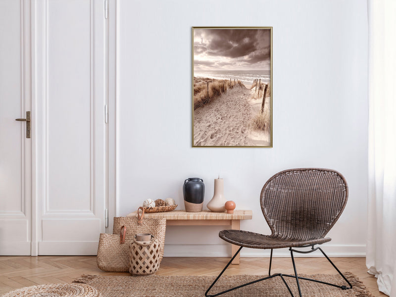 Poster - Sandy Path   - goud