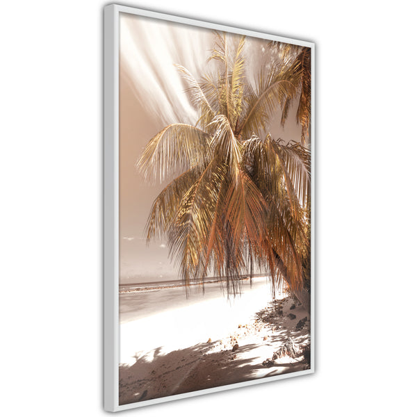 Poster - Paradise in Sepia  - wit
