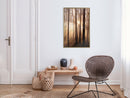 Poster - Morning in the Forest  - goud