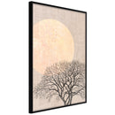 Poster - Tree in the Morning  - zwart
