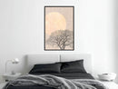 Poster - Tree in the Morning  - zwart