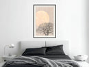 Poster - Tree in the Morning  - zwart passepartout