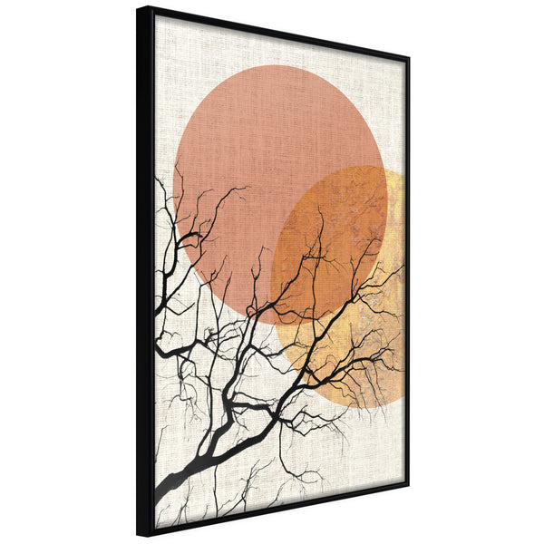 Poster - Gloomy Tree  - zwart