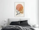 Poster - Gloomy Tree  - wit passepartout