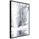 Poster - Snowy Park  - zwart