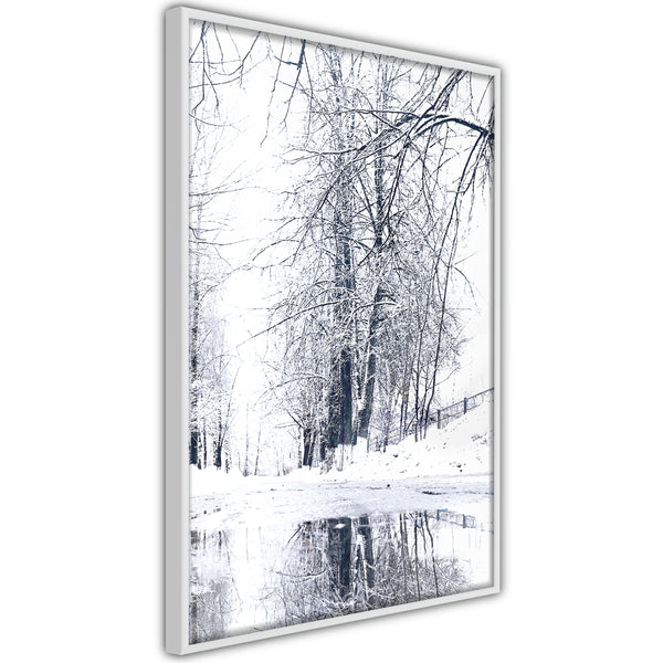 Poster - Snowy Park  - wit