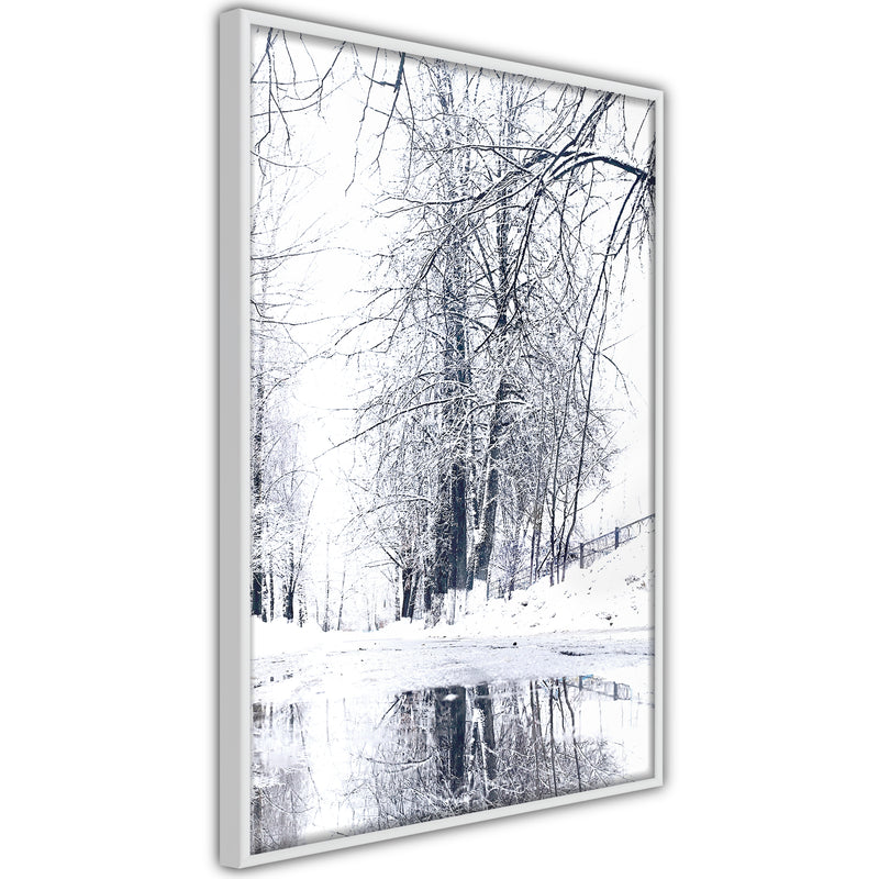 Poster - Snowy Park  - wit