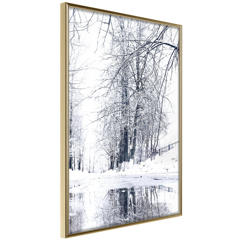 Poster - Snowy Park  - goud