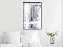 Poster - Snowy Park  - zwart